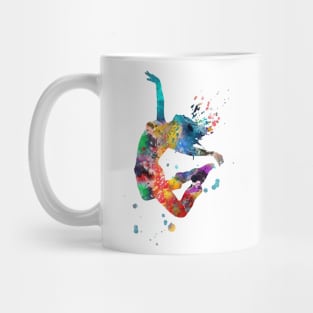 Jumping girl, Mug